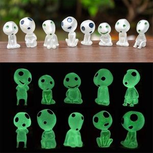 Night glow alien/ princess mononoke unique ornaments for decoration / Halloween